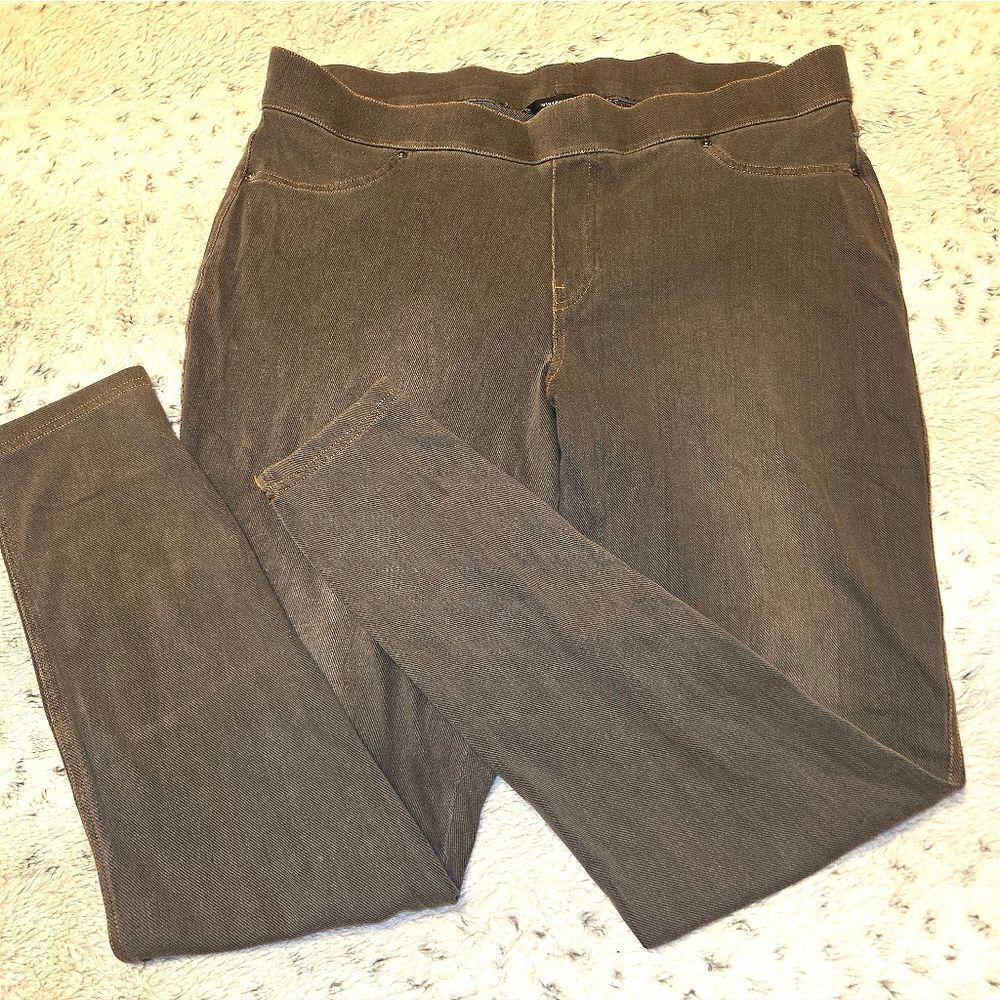 Simply Vera Vera Wang Women's Dark Grey Wash Jeggings